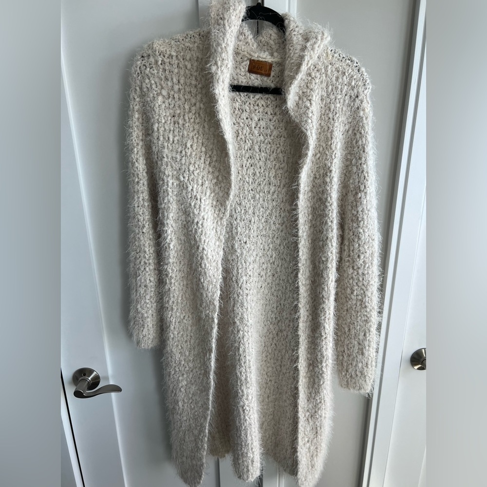 Fuzzy cardigan